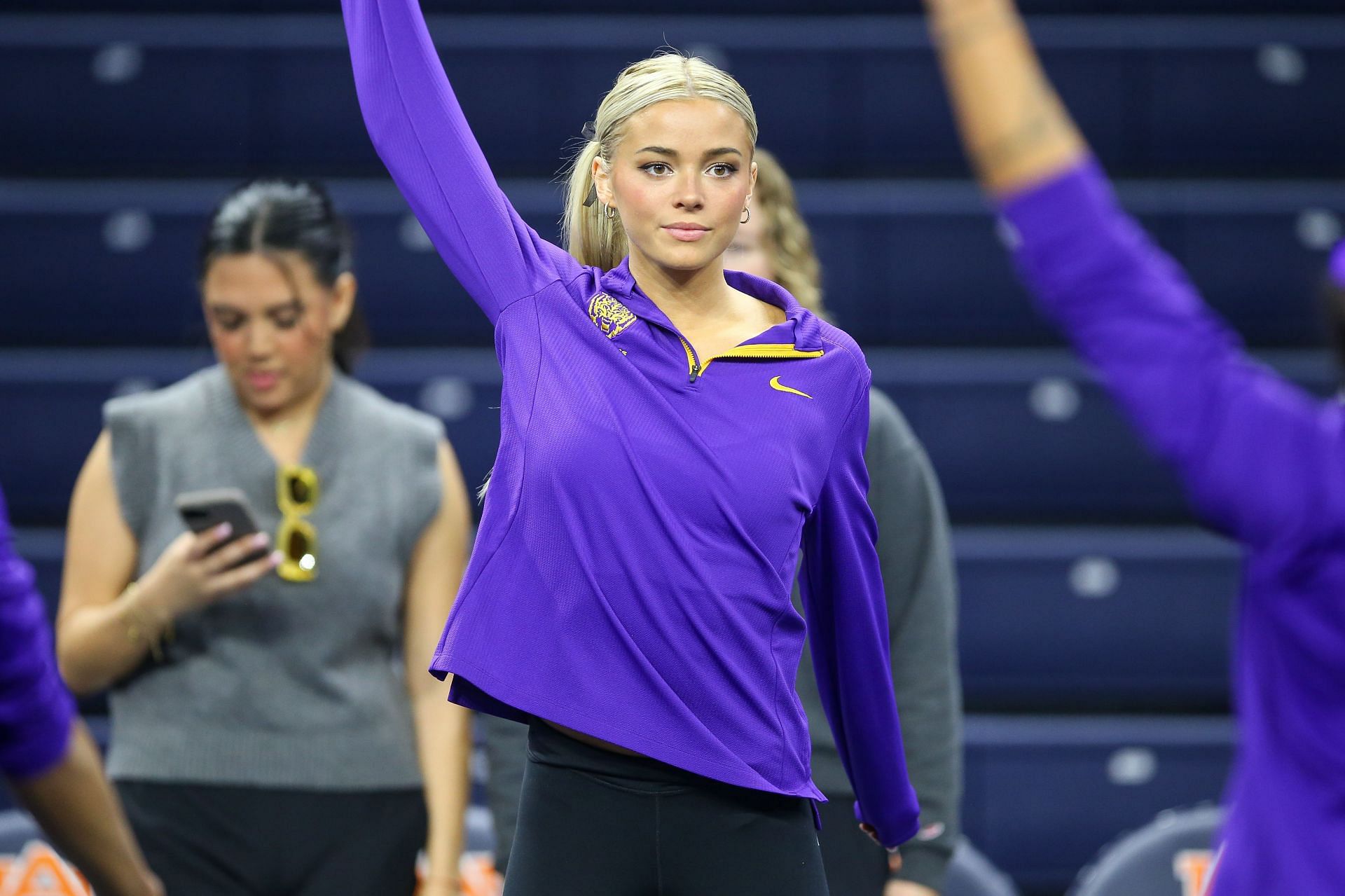 Dunne at the LSU v Auburn - (Source: Getty)